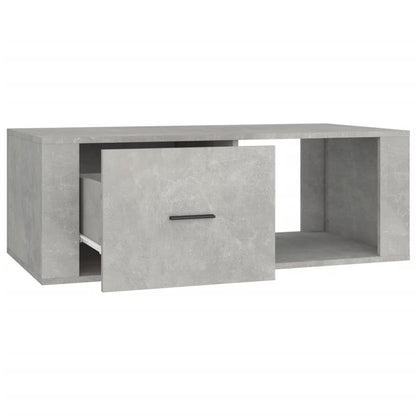 Salontafel 00X50,5X35 Cm Bewerkt Hout Betongrijs