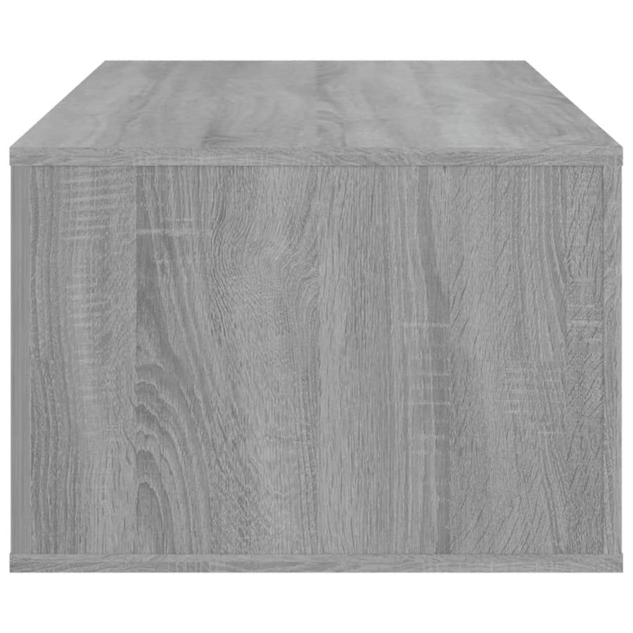 Salontafel 00X50,5X35 Cm Bewerkt Hout Eikenkleur Grijs sonoma
