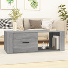 Salontafel 100x50.5x35 cm bewerkt hout grijs