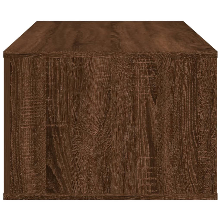 Salontafel 00X50,5X35 Cm Bewerkt Hout bruin eikenkleur