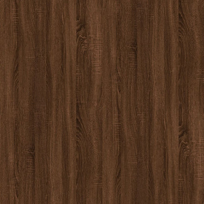 Salontafel 00X50,5X35 Cm Bewerkt Hout bruin eikenkleur