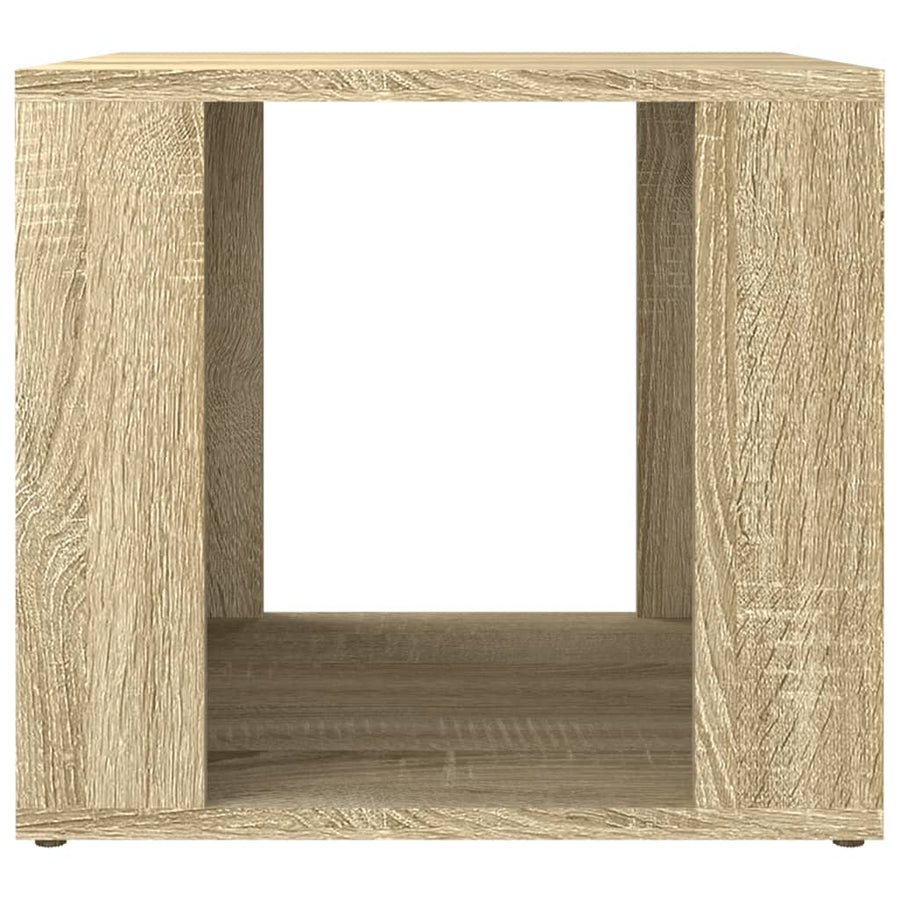 Nachtkastje 41X40X36 Cm Bewerkt Hout Sonoma Eikenkleurig