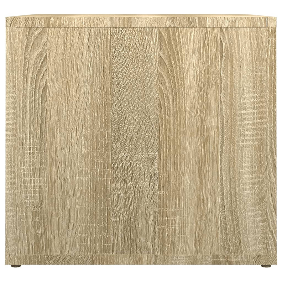 Nachtkastje 41X40X36 Cm Bewerkt Hout Sonoma Eikenkleurig
