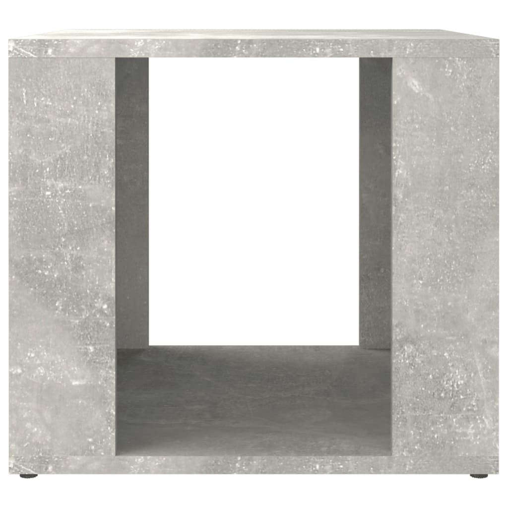 Nachtkastje 41X40X36 Cm Bewerkt Hout Betongrijs