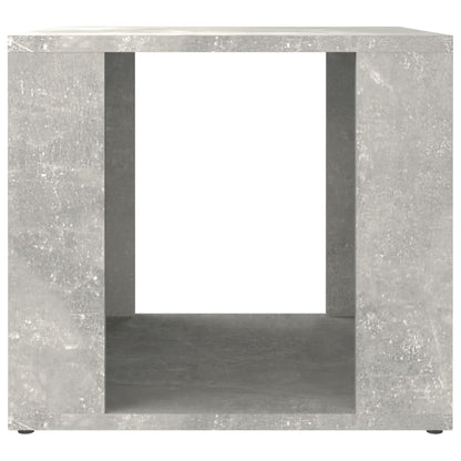 Nachtkastje 41X40X36 Cm Bewerkt Hout Betongrijs