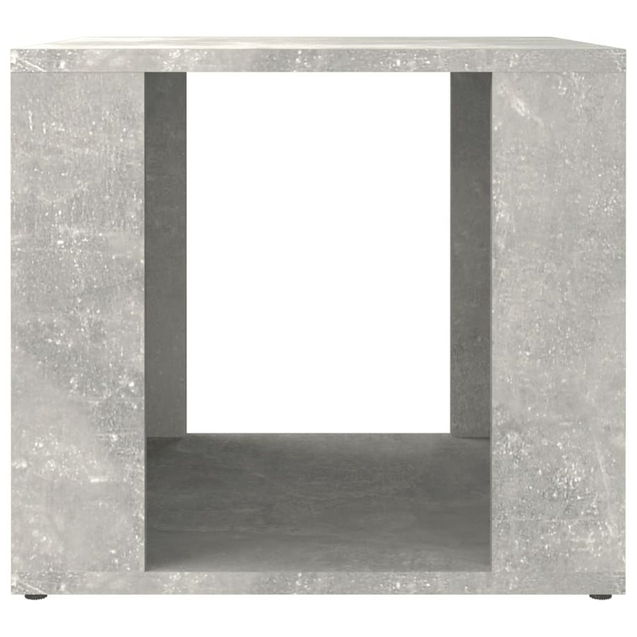Nachtkastje 41X40X36 Cm Bewerkt Hout Betongrijs
