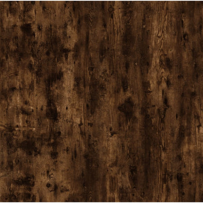 Nachtkastje 41X40X36 Cm Bewerkt Hout Gerookt Eikenkleurig