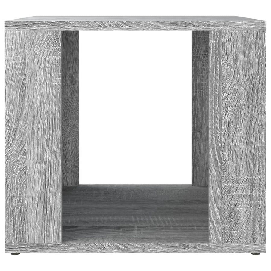 Nachtkastje 41X40X36 Cm Bewerkt Hout Grijs Sonoma Eikenkleur