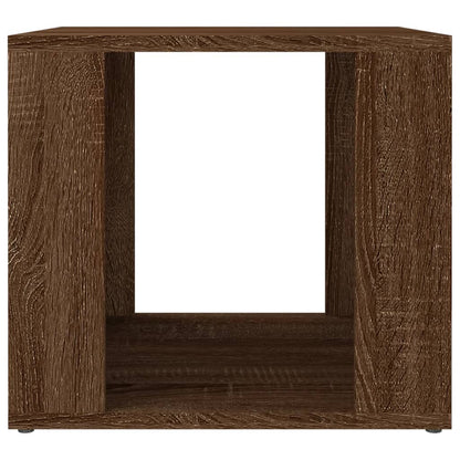 Nachtkastje 41X40X36 Cm Bewerkt Hout Bruineikenkleurig