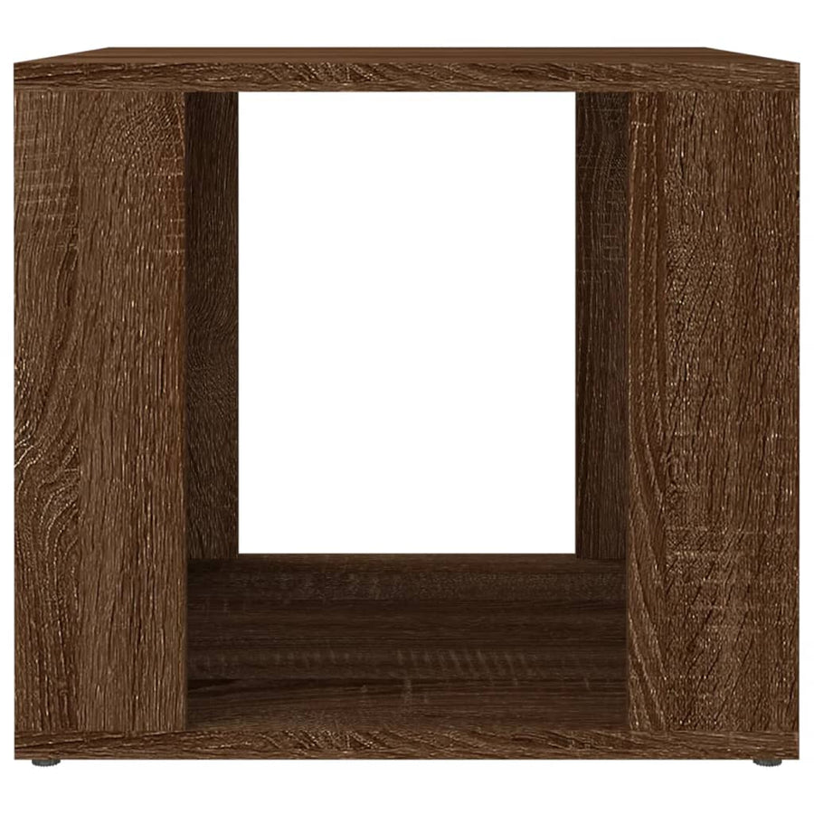 Nachtkastje 41X40X36 Cm Bewerkt Hout Bruineikenkleurig
