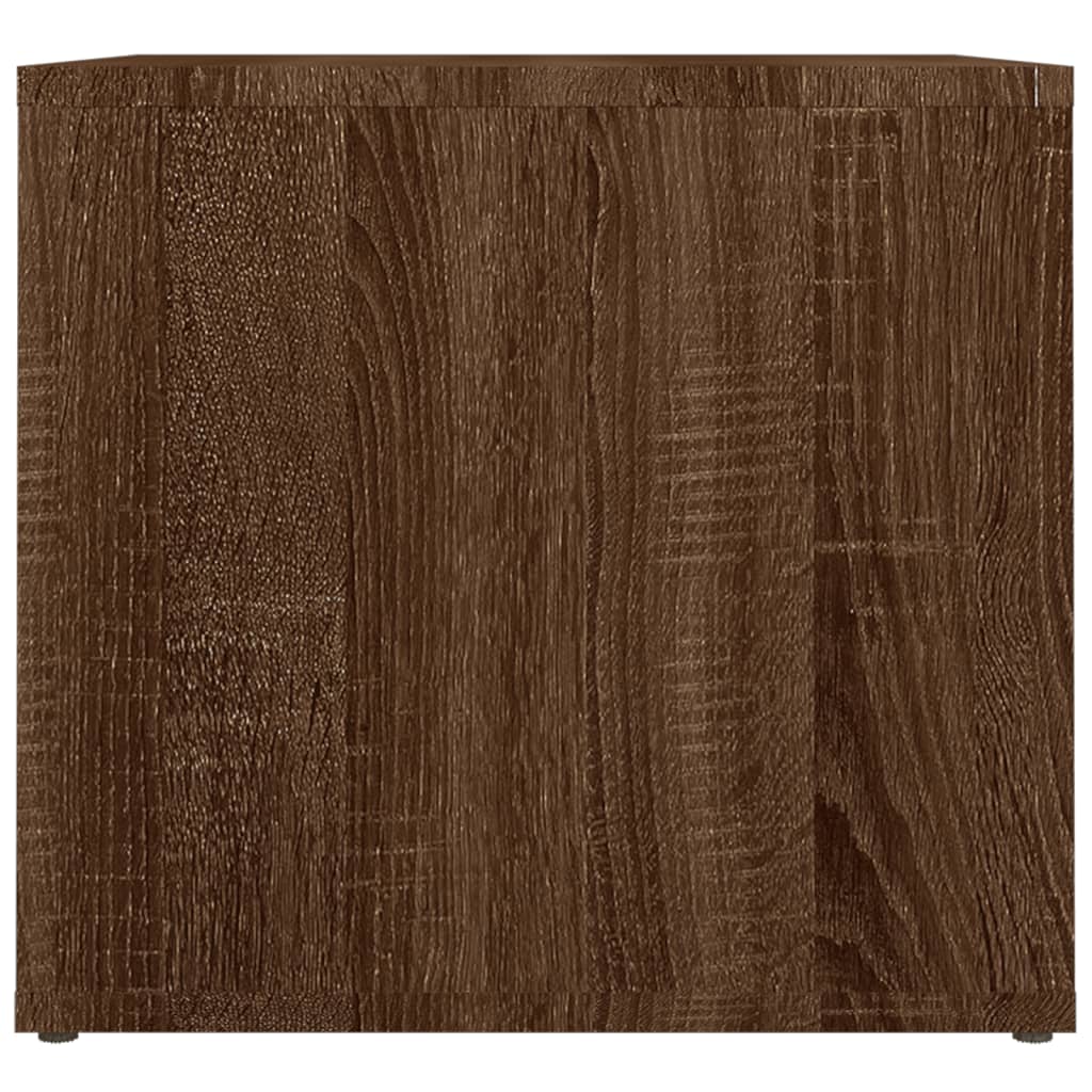 Nachtkastje 41X40X36 Cm Bewerkt Hout Bruineikenkleurig
