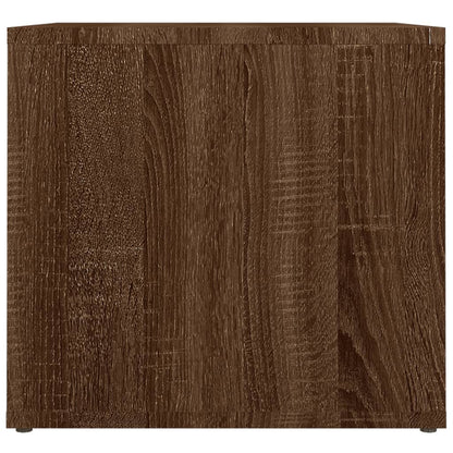 Nachtkastje 41X40X36 Cm Bewerkt Hout Bruineikenkleurig
