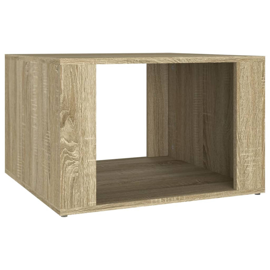 Nachtkastje 57X55X36 Cm Bewerkt Hout Sonoma Eikenkleurig