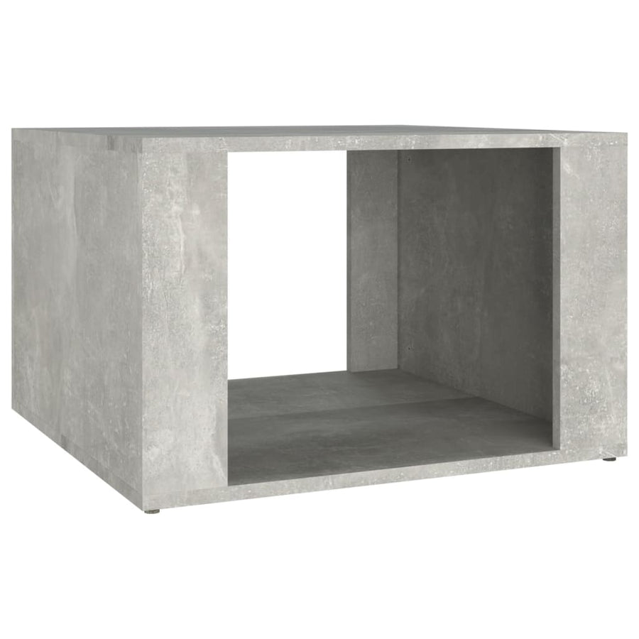 Nachtkastje 57X55X36 Cm Bewerkt Hout Betongrijs