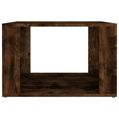 Nachtkastje 57X55X36 Cm Bewerkt Hout Gerookt Eikenkleurig
