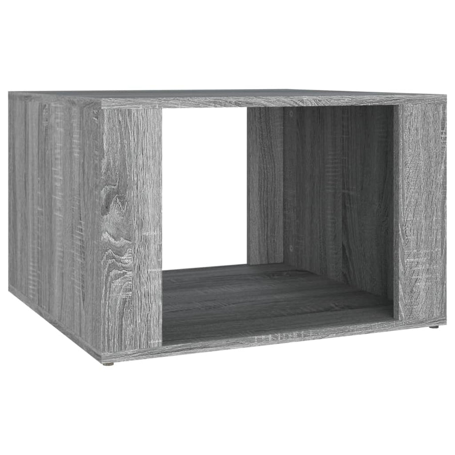 Nachtkastje 57X55X36 Cm Bewerkt Hout Grijs Sonoma Eikenkleurig