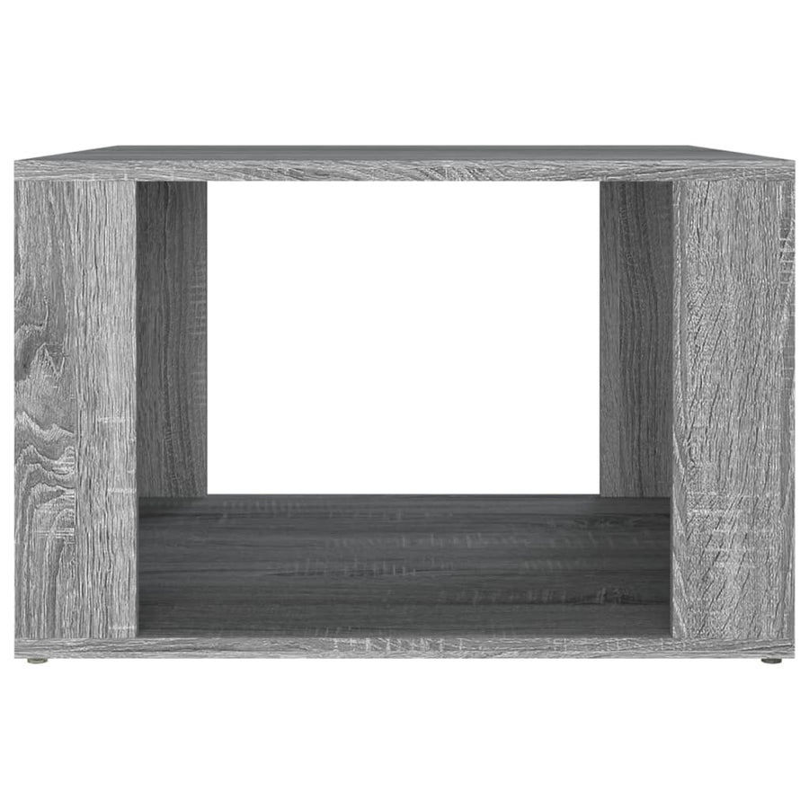 Nachtkastje 57X55X36 Cm Bewerkt Hout Grijs Sonoma Eikenkleurig