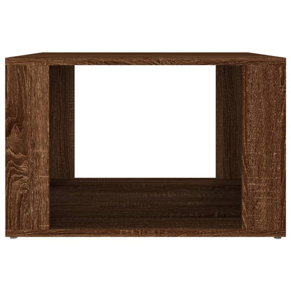 Nachtkastje 57X55X36 Cm Bewerkt Hout Bruin Eikenkleur