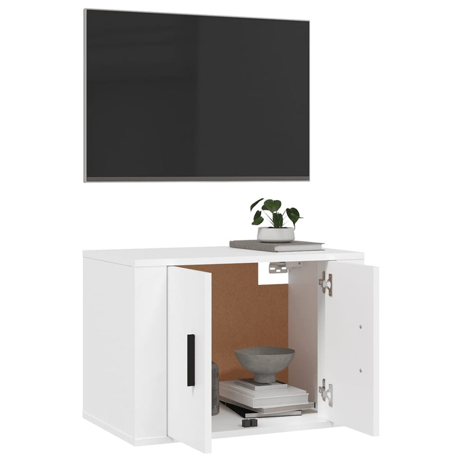 Tv-Wandmeubel 57X34,5X40 Cm 1 57 x 34.5 x 40 cm Wit