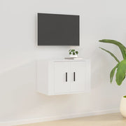 Tv-wandmeubel 57x34,5x40 cm wit bewerkt hout