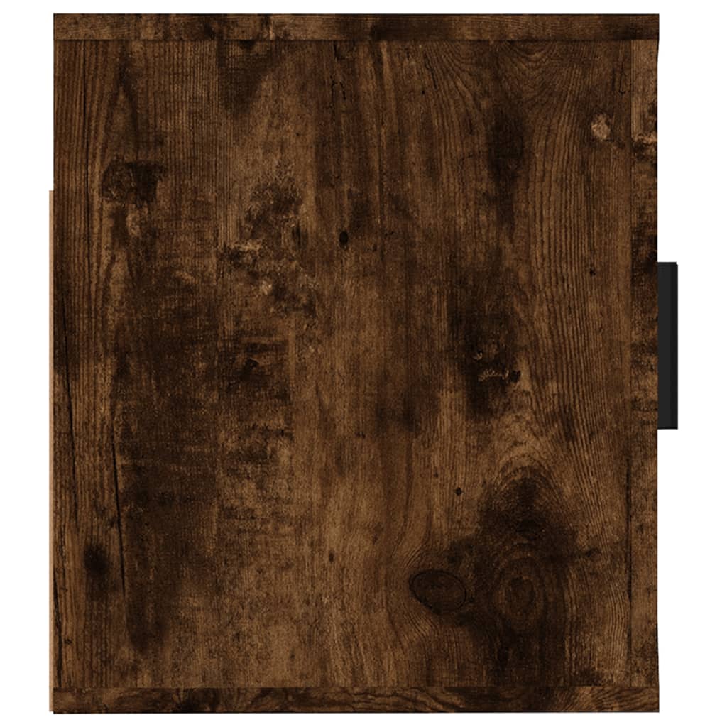 Tv-wandmeubel 57x34,5x40 cm gerookt eikenkleurig