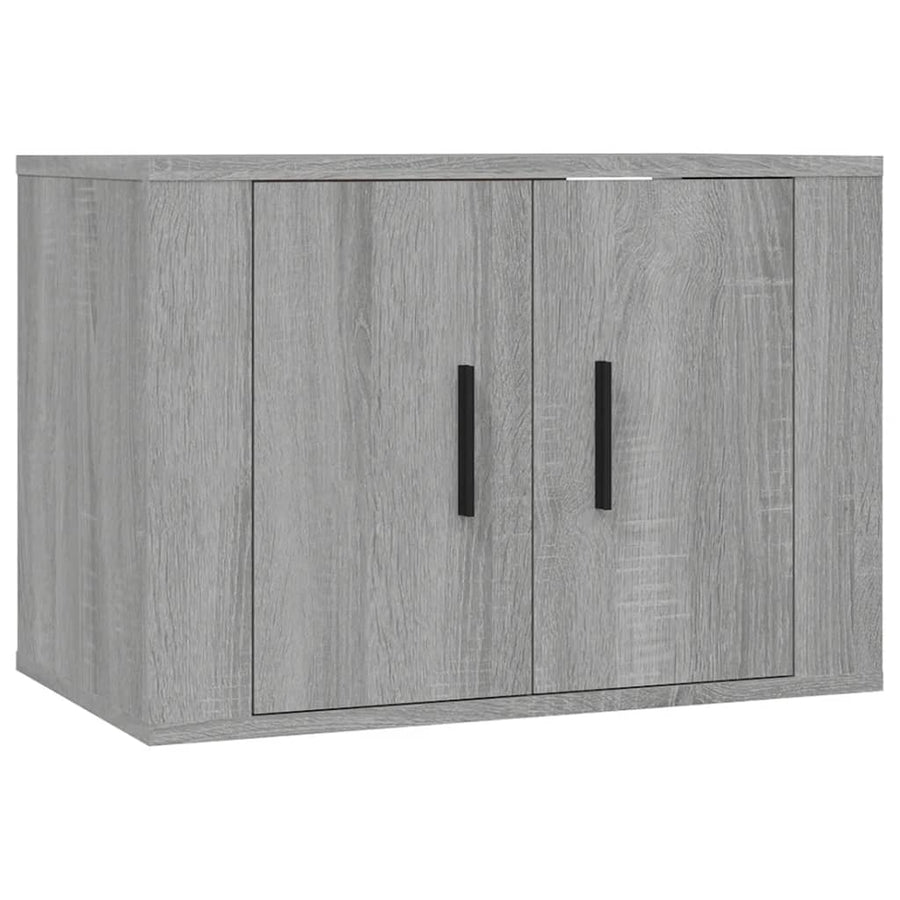 Tv-Wandmeubel 57X34,5X40 Cm Eikenkleurig 1 57 x 34.5 x 40 cm Grijs sonoma