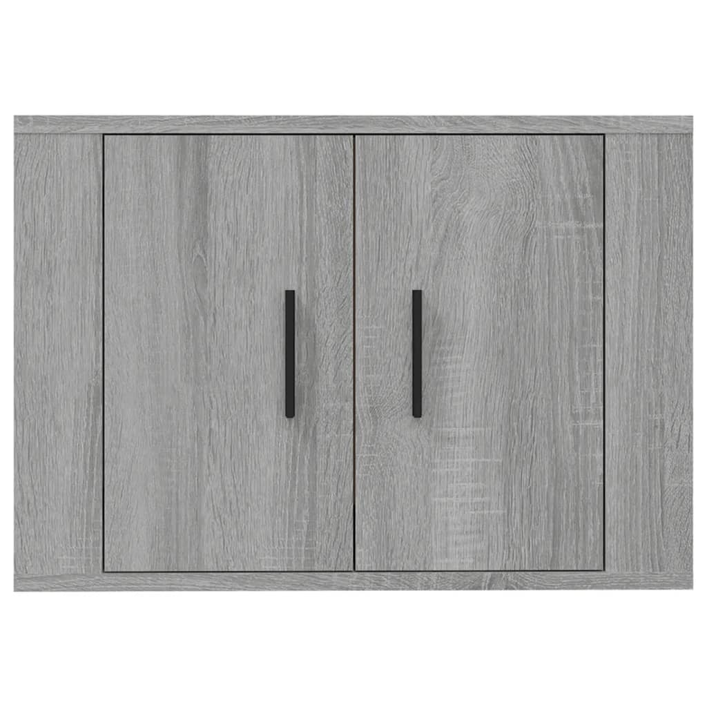 Tv-Wandmeubel 57X34,5X40 Cm Eikenkleurig 1 57 x 34.5 x 40 cm Grijs sonoma