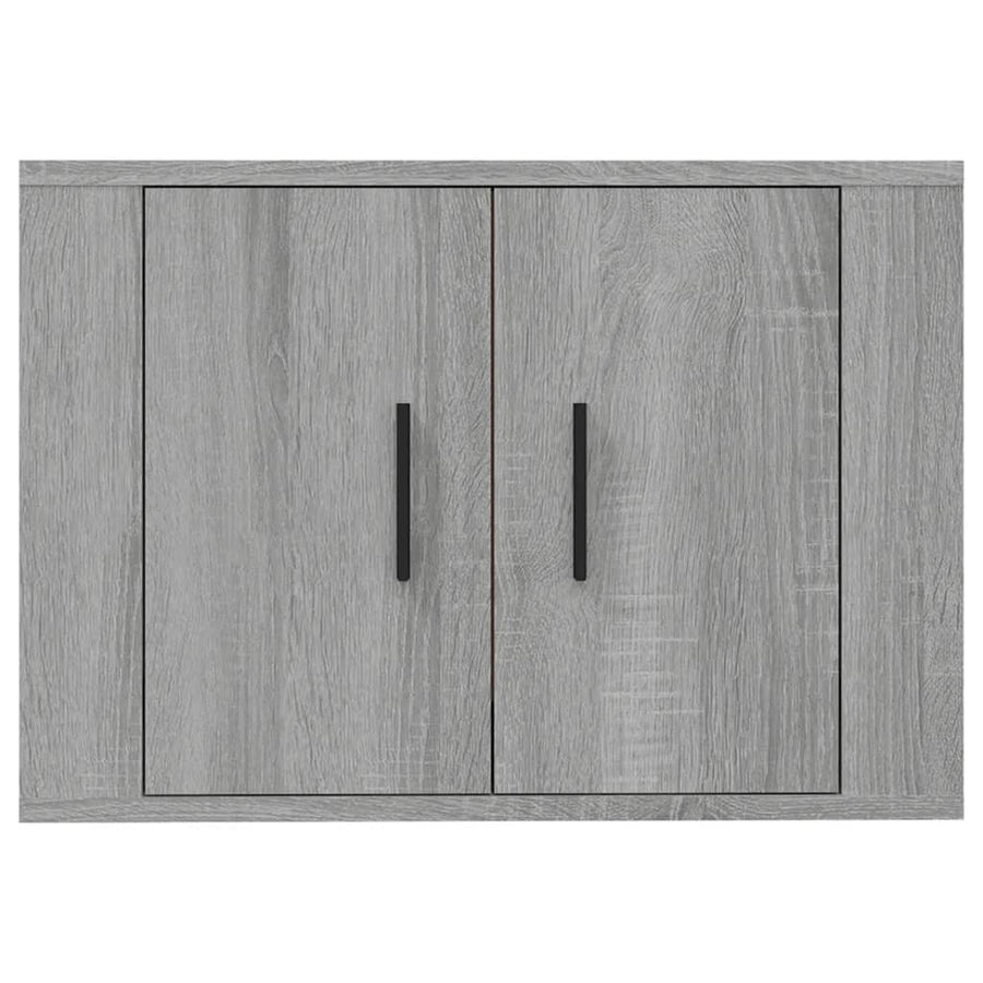Tv-Wandmeubel 57X34,5X40 Cm Eikenkleurig 1 57 x 34.5 x 40 cm Grijs sonoma