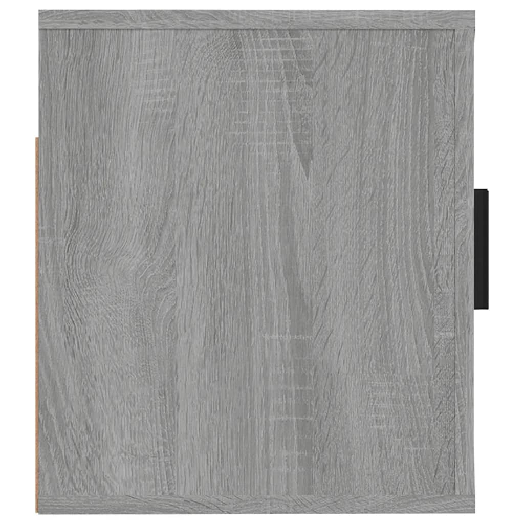Tv-Wandmeubel 57X34,5X40 Cm Eikenkleurig 1 57 x 34.5 x 40 cm Grijs sonoma