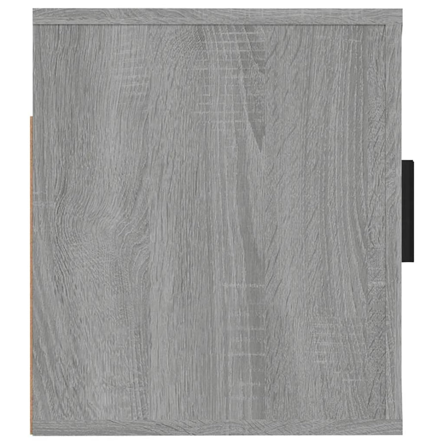 Tv-Wandmeubel 57X34,5X40 Cm Eikenkleurig 1 57 x 34.5 x 40 cm Grijs sonoma
