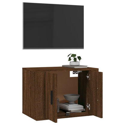 Tv-Wandmeubel 57X34,5X40 Cm Bruin Eikenkleur 1 57 x 34.5 x 40 cm Bruineiken