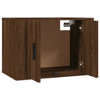 Tv-Wandmeubel 57X34,5X40 Cm Bruin Eikenkleur 1 57 x 34.5 x 40 cm Bruineiken