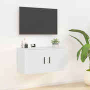 Tv-wandmeubel 80x34,5x40 cm wit bewerkt hout