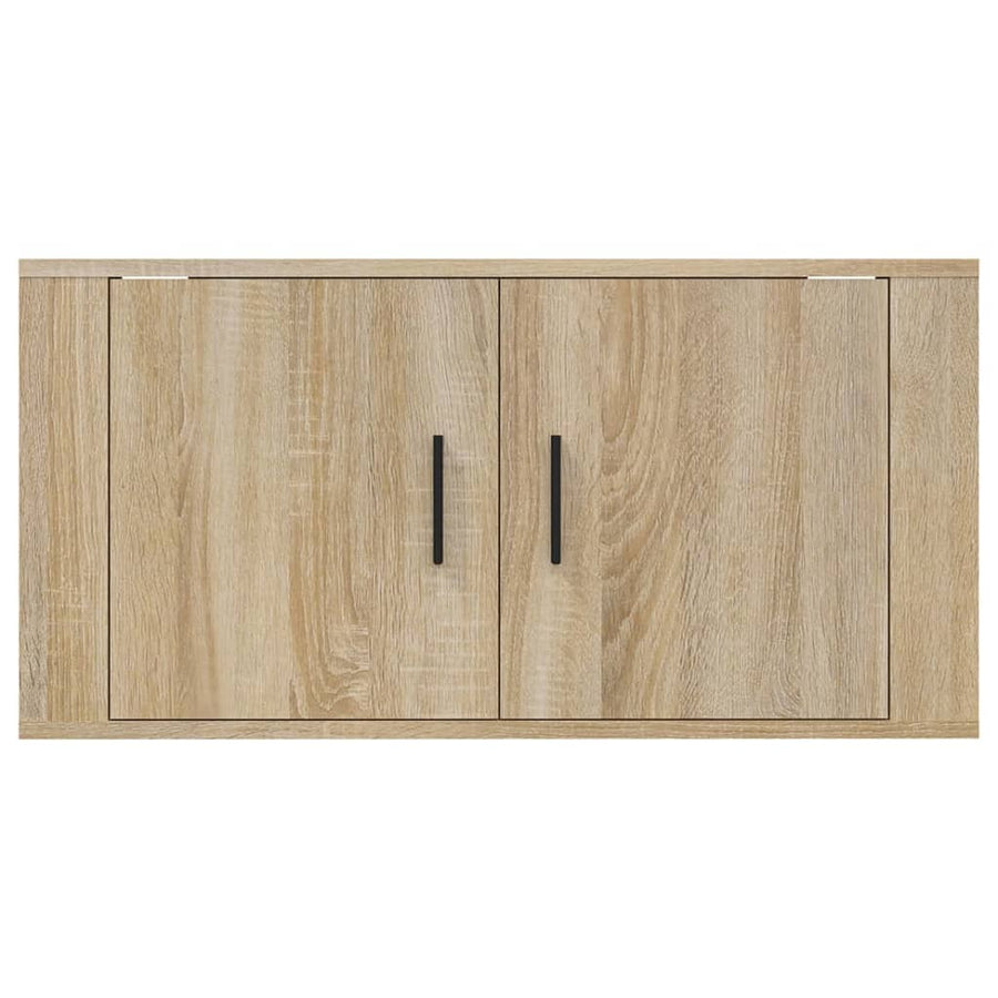 Tv-Wandmeubel 80X34,5X40 Cm Kleurig 1 80 x 34.5 x 40 cm Sonoma eiken