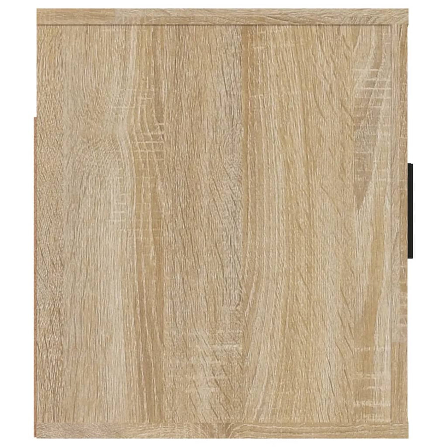 Tv-Wandmeubel 80X34,5X40 Cm Kleurig 1 80 x 34.5 x 40 cm Sonoma eiken