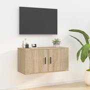 Tv-wandmeubel 80x34,5x40 cm sonoma eiken