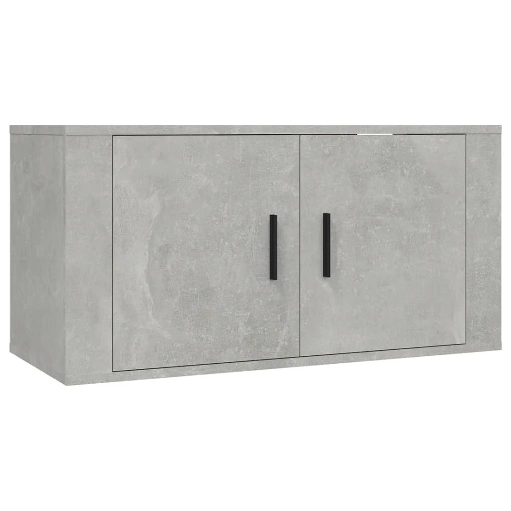 Tv-Wandmeubel 80X34,5X40 Cm 1 80 x 34.5 x 40 cm Betongrijs