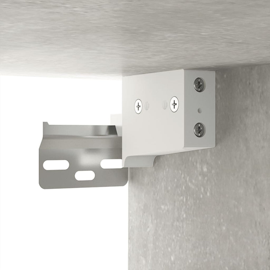 Tv-Wandmeubel 80X34,5X40 Cm 1 80 x 34.5 x 40 cm Betongrijs