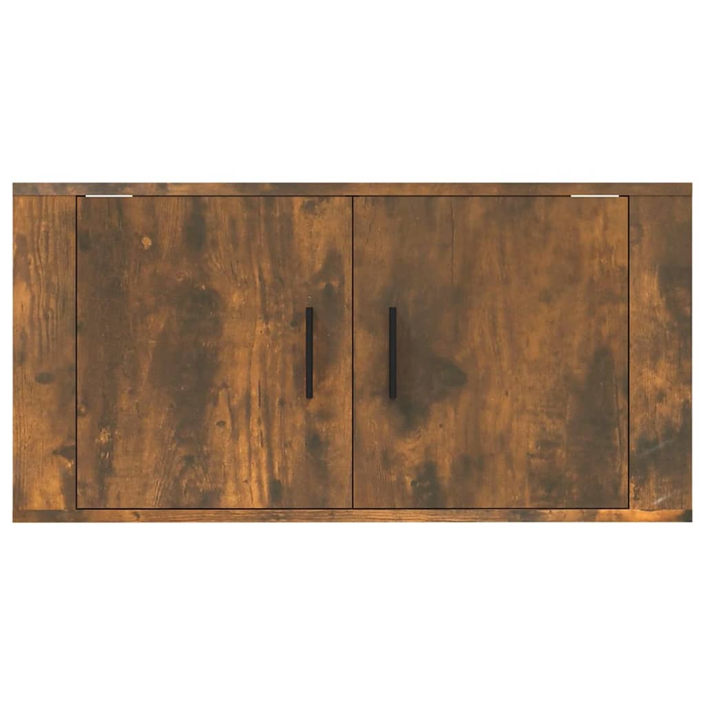 Tv-Wandmeubel 80X34,5X40 Cm Kleurig 1 80 x 34.5 x 40 cm Gerookt eiken