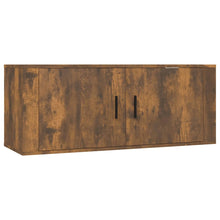 Tv-Wandmeubel 100X34,5X Kleurig Gerookt Eiken 100 cm 40 cm