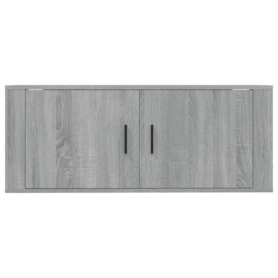 Tv-Wandmeubel 00X34,5X40 Cm Eikenkleurig 1 100 x 34.5 x 40 cm Grijs sonoma