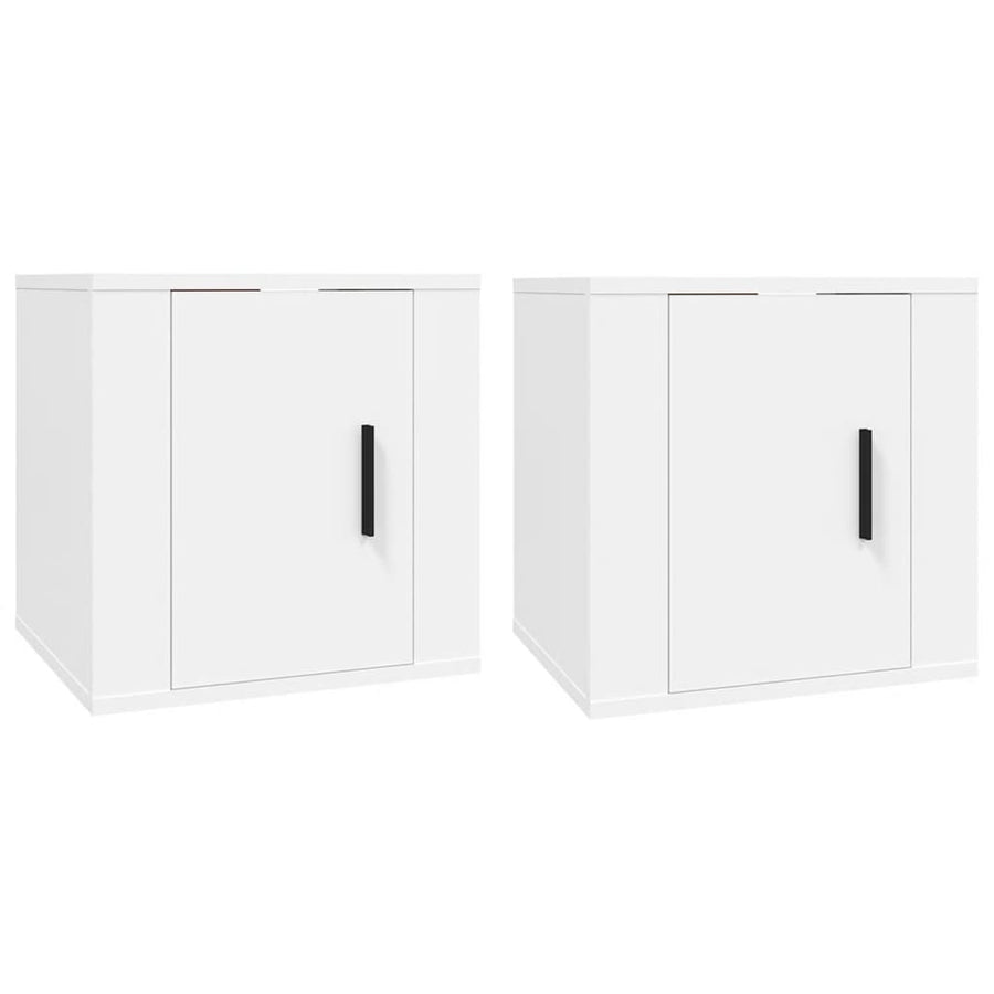 Tv-Wandmeubels St 40X34,5X40 Cm 2 40 x 34.5 x 40 cm Wit