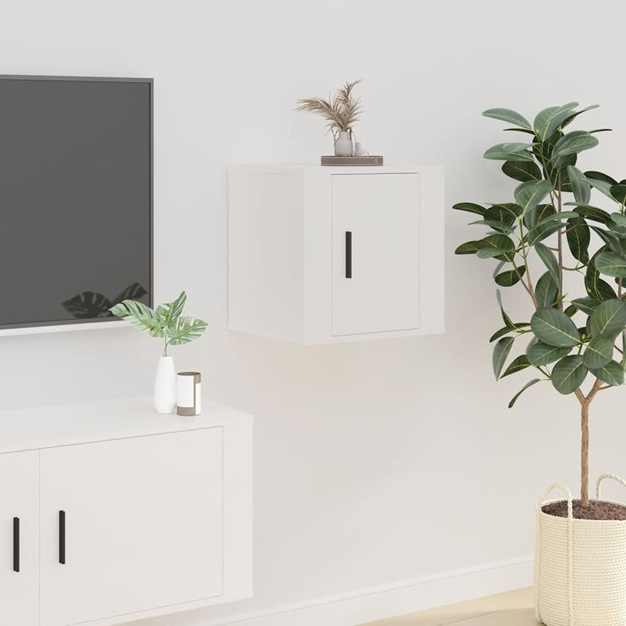 Tv-Wandmeubels St 40X34,5X40 Cm 2 40 x 34.5 x 40 cm Wit