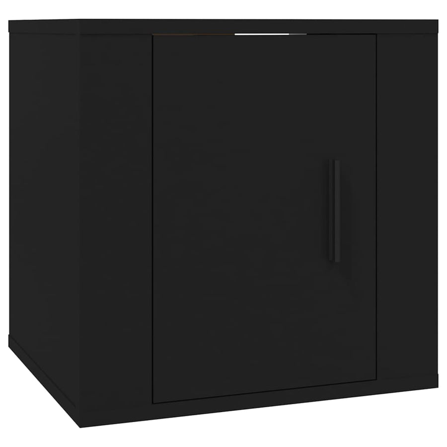 Tv-Wandmeubels 40X34,5X40 Cm 2 40 x 34.5 x 40 cm Zwart
