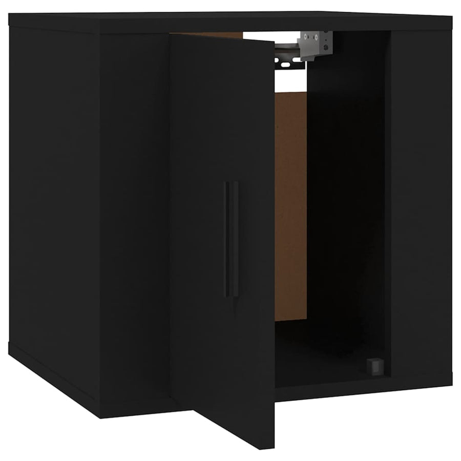 Tv-Wandmeubels 40X34,5X40 Cm 2 40 x 34.5 x 40 cm Zwart
