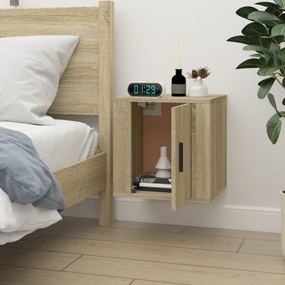 Tv-Wandmeubel 40X34,5X40 Cm Kleurig 1 40 x 34.5 x 40 cm Sonoma eiken