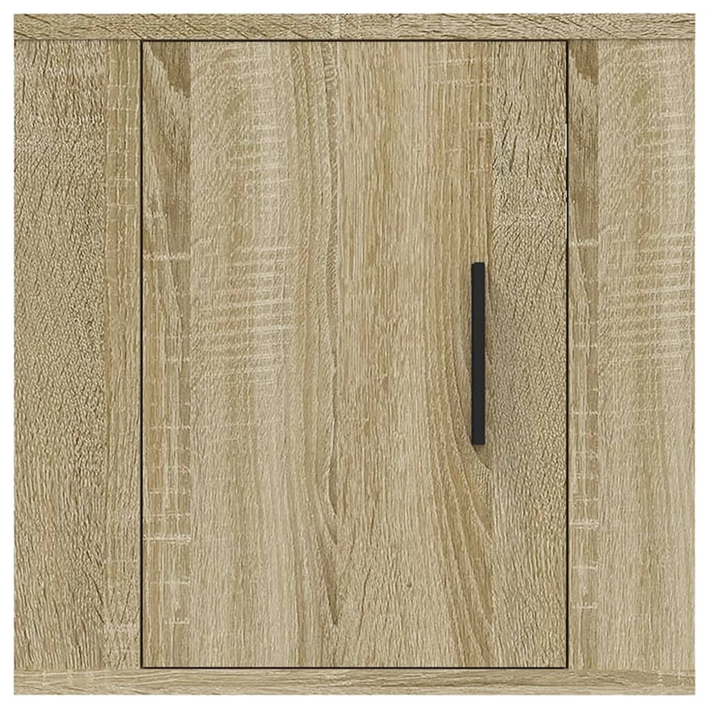 Tv-Wandmeubel 40X34,5X40 Cm Kleurig 1 40 x 34.5 x 40 cm Sonoma eiken