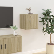 Tv-wandmeubel 40x34,5x40 cm sonoma eiken