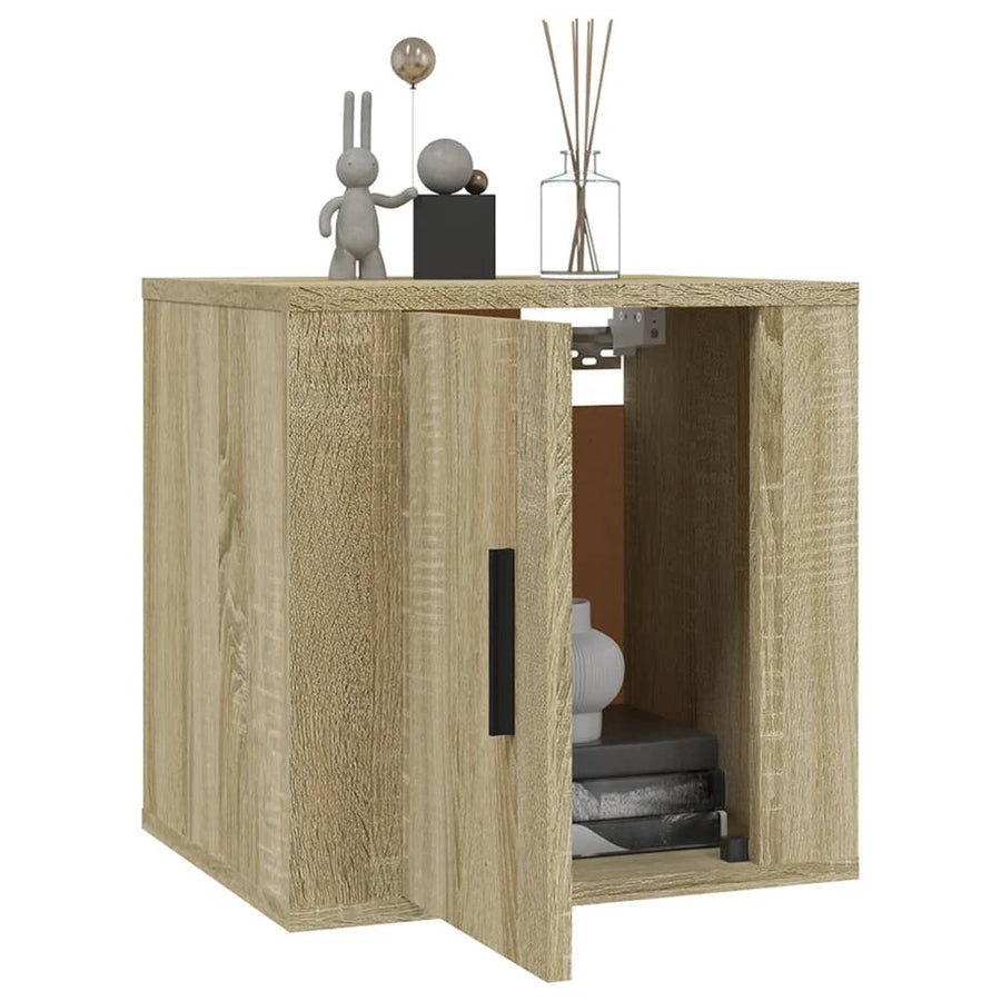Tv-Wandmeubels 40X34,5X40 Cm Kleurig 2 40 x 34.5 x 40 cm Sonoma eiken