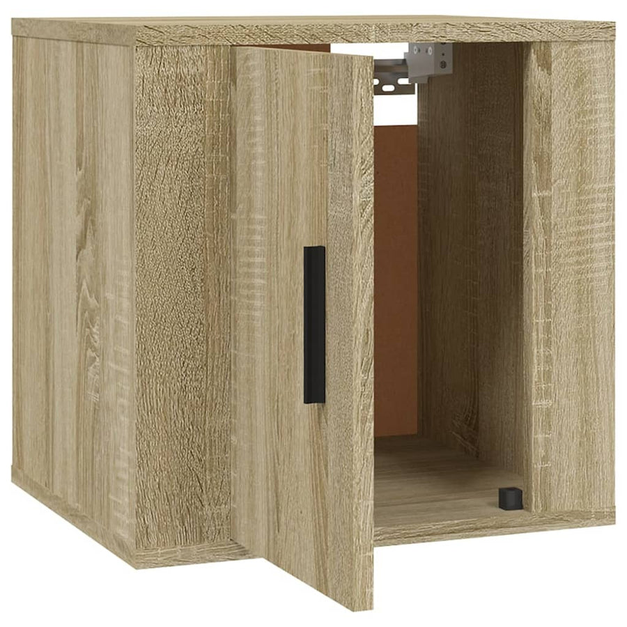 Tv-Wandmeubels 40X34,5X40 Cm Kleurig 2 40 x 34.5 x 40 cm Sonoma eiken
